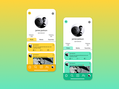 DailyUI #006 User Profile daily ui dailyui mobile profile ui user user profile