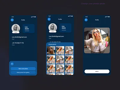 Change your profile photo app design pfp profile photo ui ux