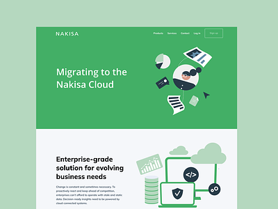 Migration Cloud Page UI