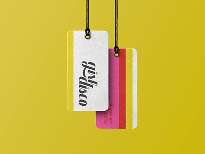 Girl Disco Tag 1970s 70s 70sdesign disco flat girl hang tag hang tags hangtag hangtags mockup packaging packaging design retro stripe striped stripes tag tags yellow