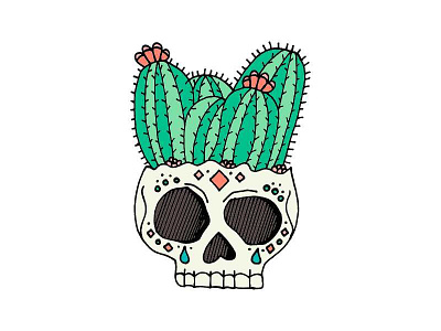 Cactus Skull