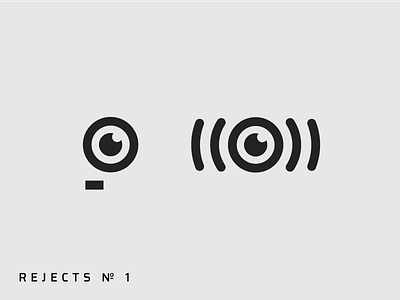 Rejects № 1 eye identity logo reject vector