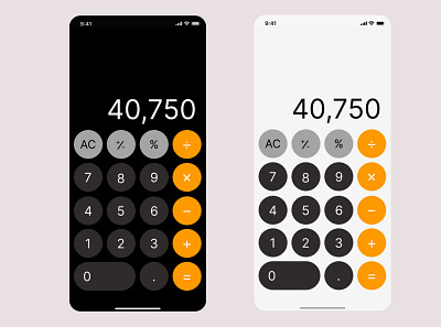 Calculator dailyui ui uidesign uiux ux