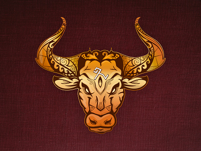 Bull illustration