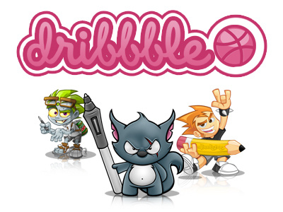 Dribbble Invite - Thank You cartoon design designwolf mascot mljarmin rockdoodle rockstar wolf zombie