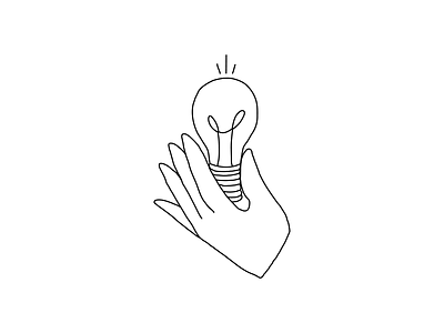 seek the core principles core hand idea lightbulb think
