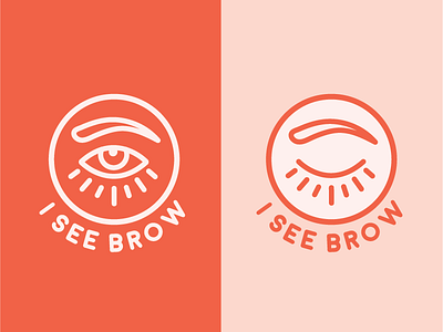 I See Brow | Logo Idea cosmetic eye eyebrow eyelashes makeup