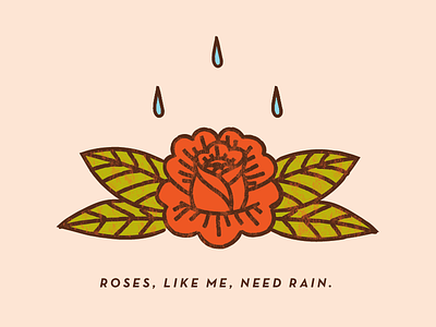 Rose of Sharon floral hyperview music rain rose title fight