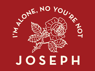 Joseph - Tee Design band joseph lyrics merch rose thorns