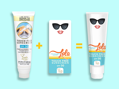 Youth For Life - Lola Sticker bottle lola retro summer sunglasses sunscreen