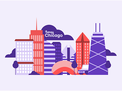 Celebration of Cities - Chicago buildings chicago city honey skyline