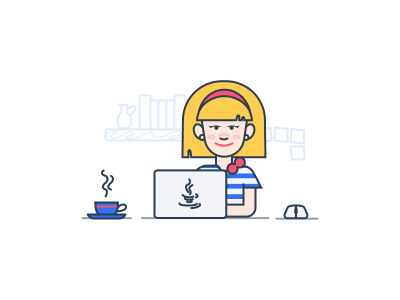 Java Dev by Ksenae on Dribbble