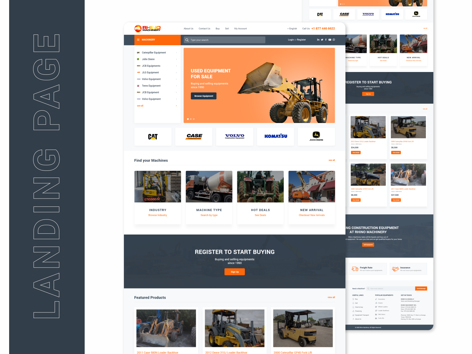 Rhino Landing Page by Matrix Marketers on Dribbble