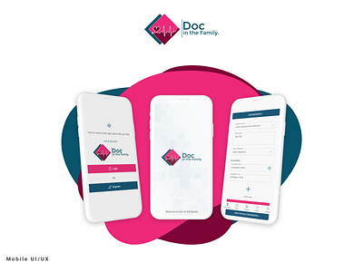 DOC in the Family App Design Interface app app design design doctor app family doctor app ui ux