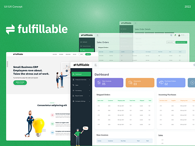 Fulfillable Landing page and dashboard Design dashboard design landing page ui ux website design