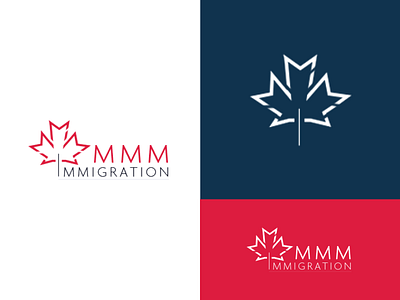 MMM Immigration Logo Design design graphic design illustration immigration logo logo logo design logofolio logos logotive logotype mmm mmm logo vector