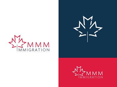 MMM Immigration Logo Design