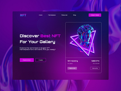 NFT marketplace design ui ux