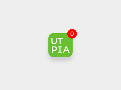 Notification Badge app badge concept icon ios notification smartphone ui