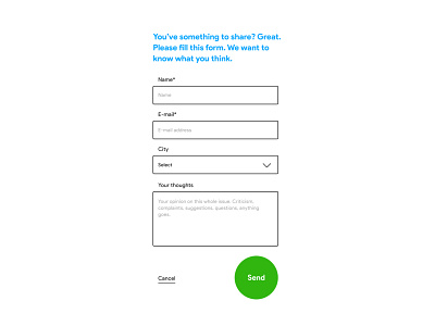 Form you own opinion button design form design form fields new project submit typography ui ux web