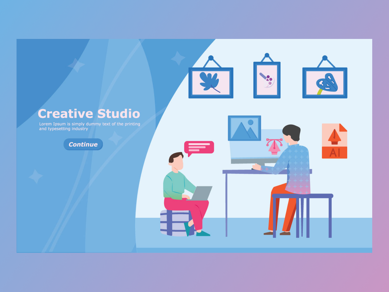 Creative Studio by Chatib M on Dribbble