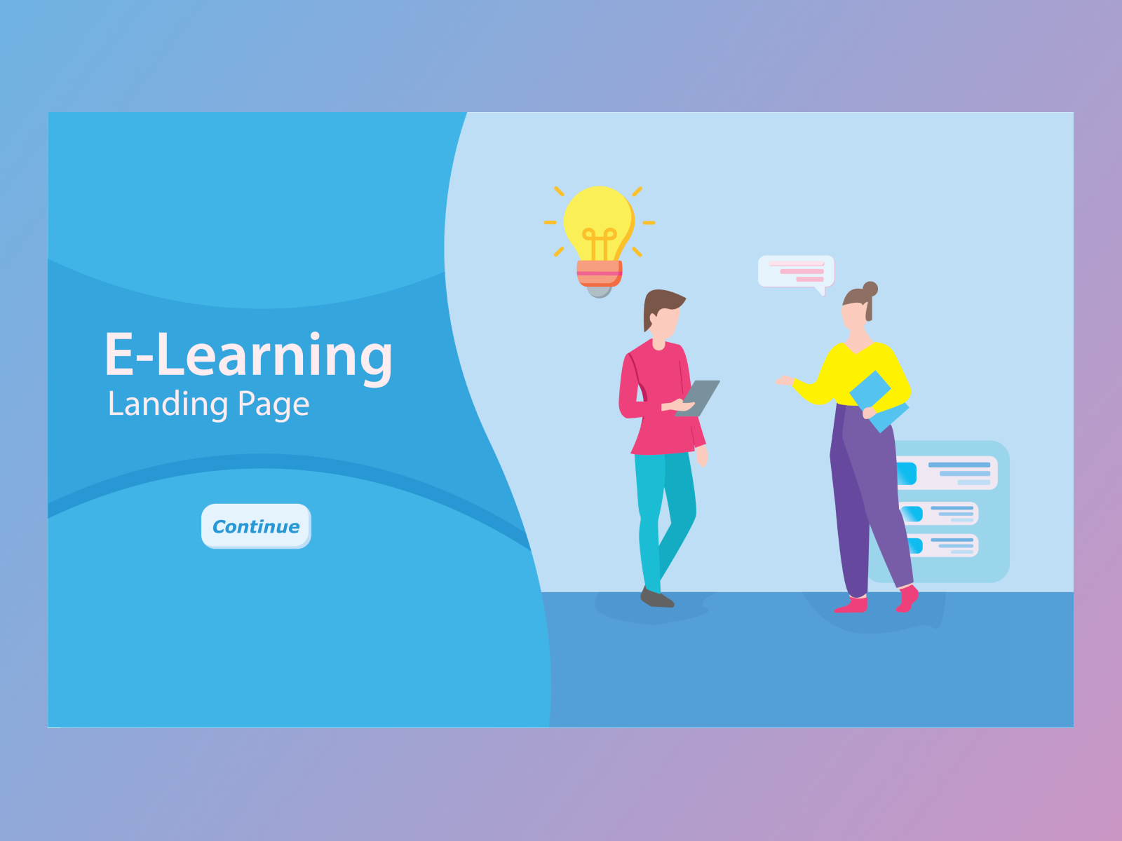 ELearning by Chatib M on Dribbble
