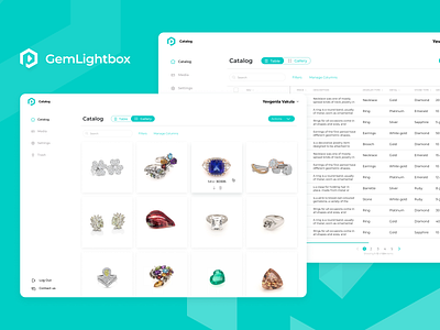 Dashboard for Jewelry app