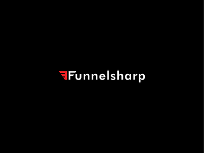 Funnelsharp Logo funnel logo funnelsharp logo logo design