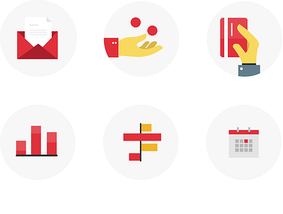 B2B Saas Business Icon Set app branding design ico illustration ui web