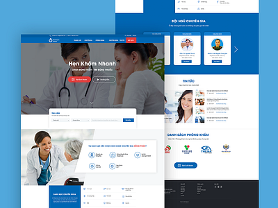 Landing page Tam Anh Clinic app branding chat chat app design landing landing page ui ux web website