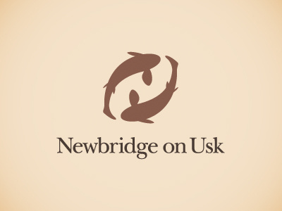 The Newbridge on Usk 2 graphic design logo typography