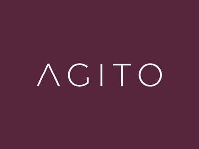 Agito logo typography