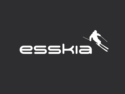 Esskia custom type logo
