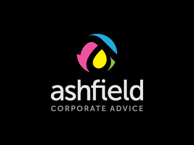 Ashfield Corporate Advice graphic design identity logo