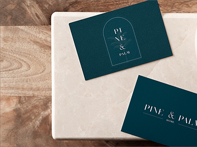 Pine & Palm Logo branding design graphic design logo