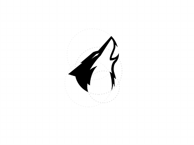 Snow Wolf Logo logo wolf