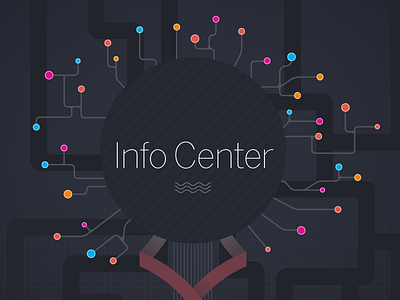 InfoCenter v2 hero image illustration info center information