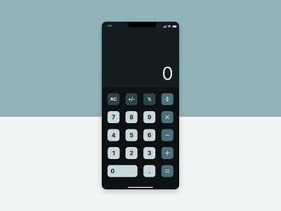 Daily UI Day Four: Calculator
