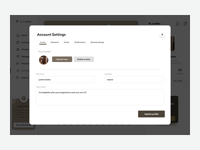 Daily UI Challenge 007 — Settings app design dashboard design design interface design ui ui dashboard ui design uiux ux