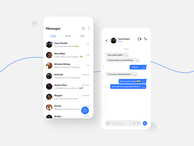 Daily UI Challenge 013 — Direct Messaging