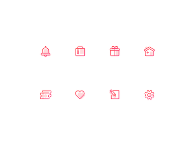 Icon Design airbnb design icons line mark ui ux