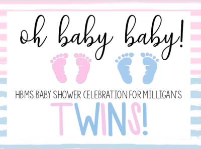 Baby Shower Poster graphic design