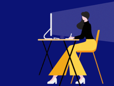 Women in Design after effects animation design designer gif illustartor women work