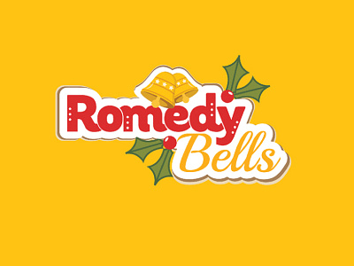 Romedy Bells art branding channel christmas design designer event hollywood illustration illustrator logo movie romedy romedynow timesnetwork typography vector