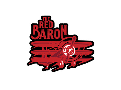 The Red Baron | Australian Bar Cafe logo art australia beer beercafe branding cafe design designer icon illustration illustrator logo typography vector