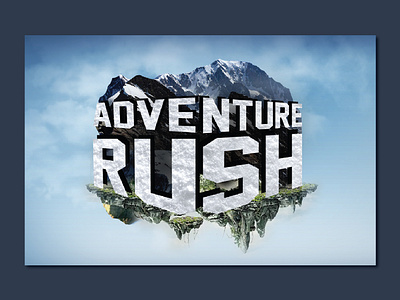 Adventure Rush | Logo art branding channel design designer graphic graphicdesign hollywood illustration illustrator logo mn movie moviesnow timesnetwork vector