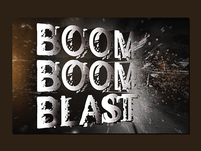 Boom Boom Blast | Logo art branding channel design designer graphic graphicdesign hollywood icon illustration illustrator logo mn movie timesnetwork type typography vector