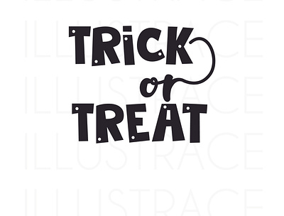 Halloween Trick or Treat sign design graphic design halloween halloween sign illustration trick or treat sign trick or treat vector