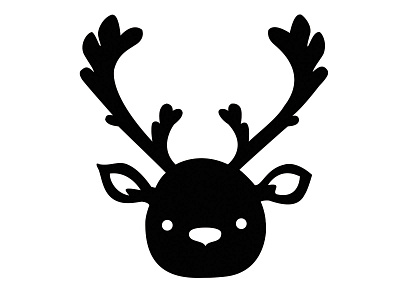 Reindeer antlers branding christmas christmas decor design graphic design illustration reindeer vector