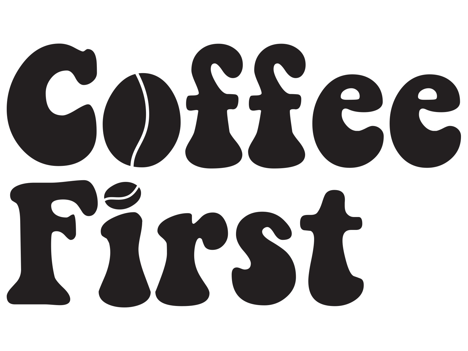 Coffee First by Tracy Man on Dribbble